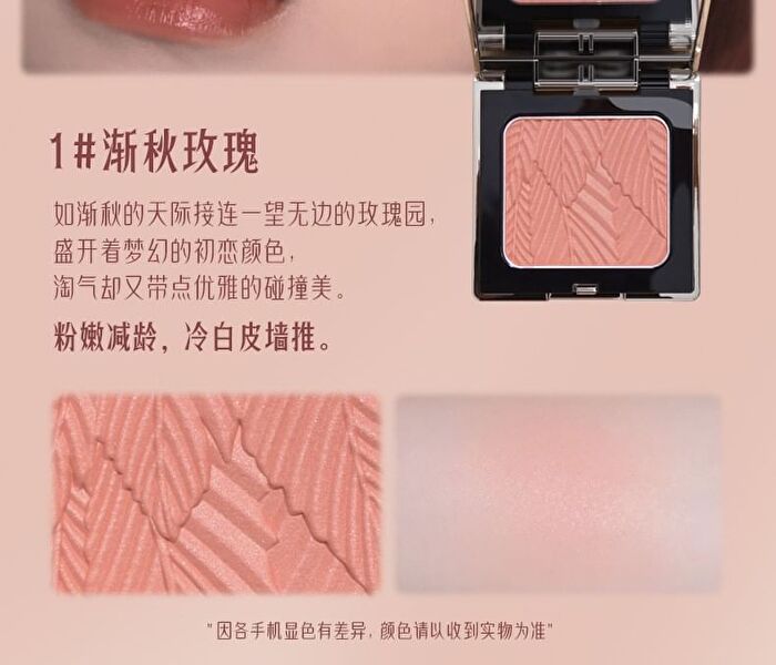Original Artist Red Maple Shadow Blusher - 4 Colors - 2# Peach Blossom - 5g