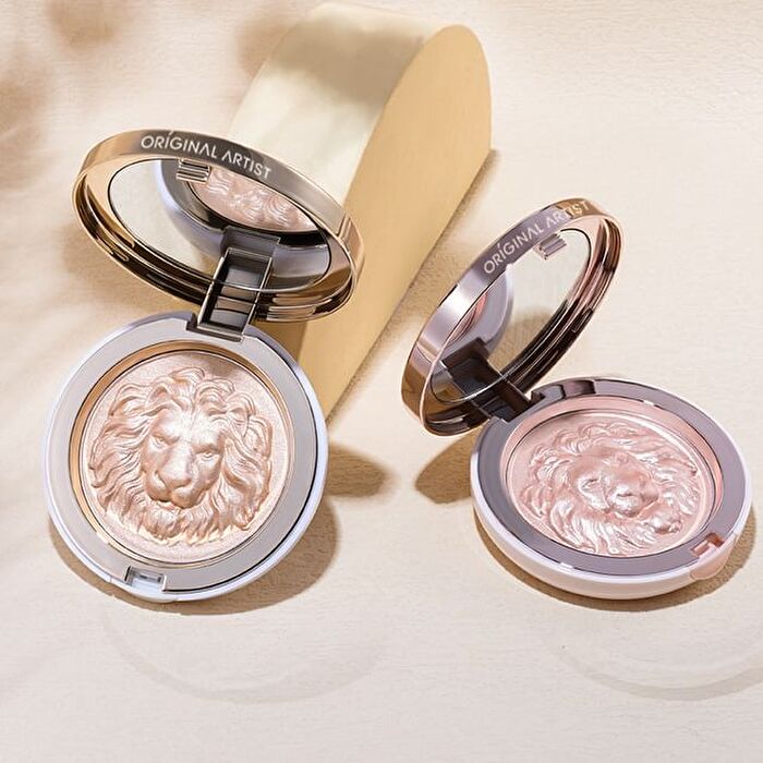 Original Artist Lion Embossed Mineral Highlighter - 3 Colors - 2# Gold - 11.5g