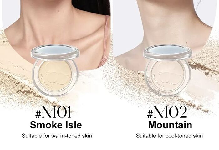Glazed Highlight Powder - 2 Colors - #M01 Smoke Isle - 4.6g
