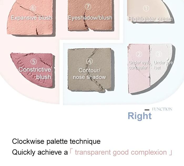 Glazed Face Makeup Palette - 02 - #02 Chestnut Cloud - 11g