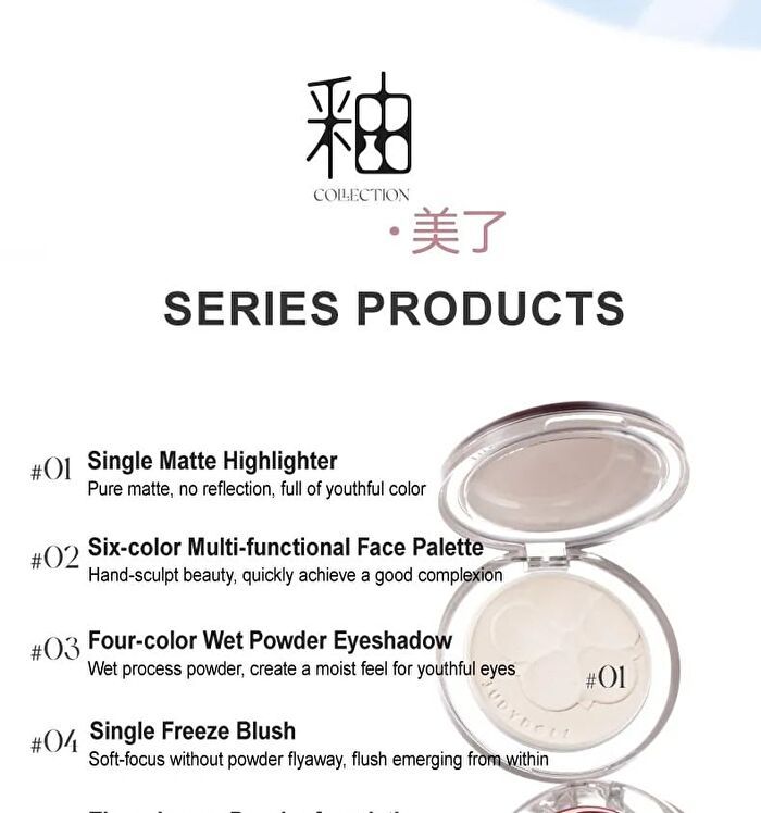 Glazed Face Makeup Palette - 02 - #02 Chestnut Cloud - 11g