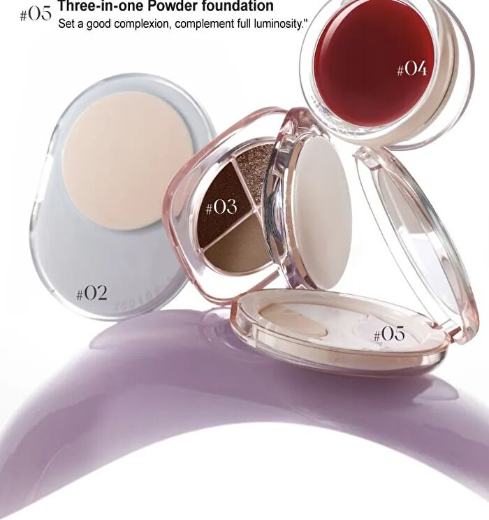 Glazed Face Makeup Palette - 02 - #02 Chestnut Cloud - 11g