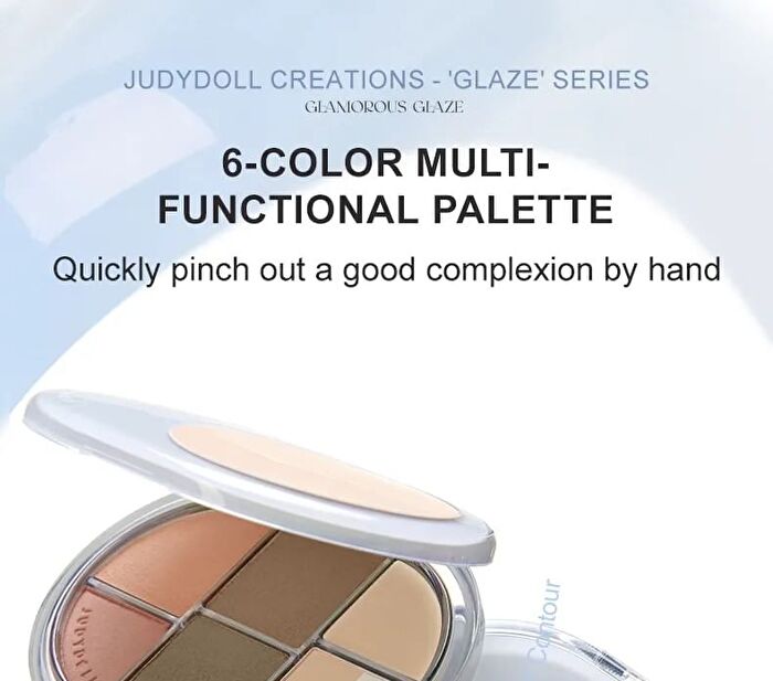 Glazed Face Makeup Palette - 02 - #02 Chestnut Cloud - 11g