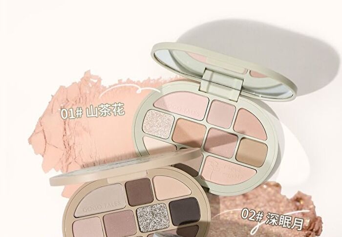Gogo Tales Special Edition 10 Color Eyeshadow - 02 - #G02 Wood Nude - 14g