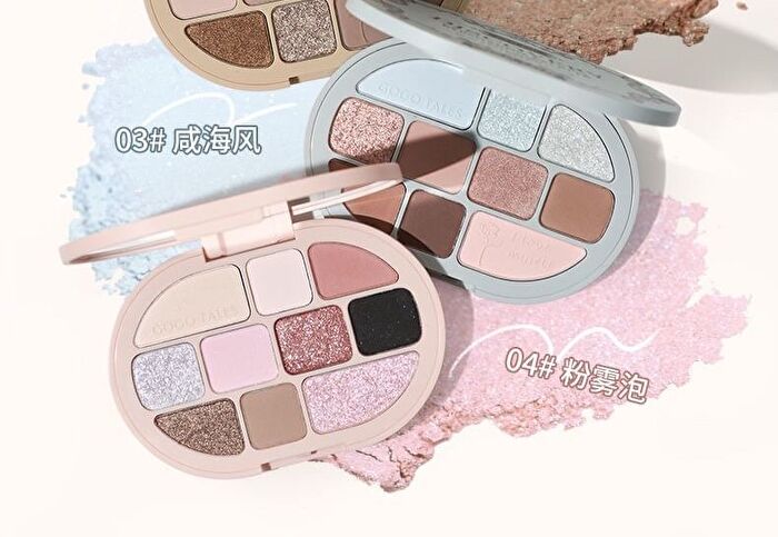 Gogo Tales Special Edition 10 Color Eyeshadow - 02 - #G02 Wood Nude - 14g