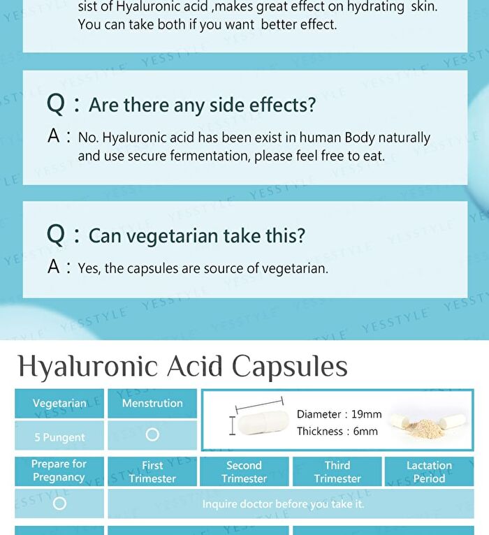 Hyaluronic Acid Capsules - 60 capsules