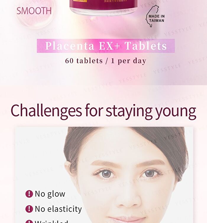 Placenta EX+ Tablets - 60 tablets