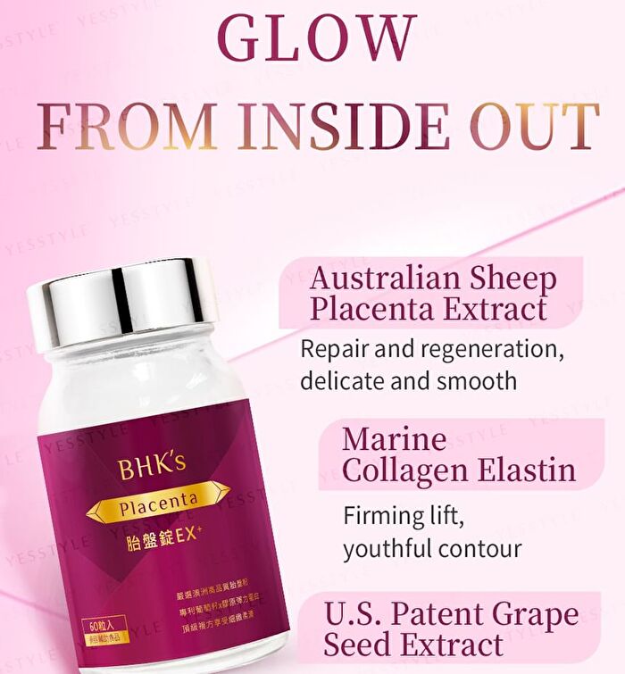 Placenta EX+ Tablets - 60 tablets