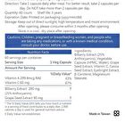 Bilberry Eyebright Veg Capsules - 60 capsules