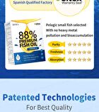88% Omega-3 Premium Fish Oil Softgels - 60 softgels