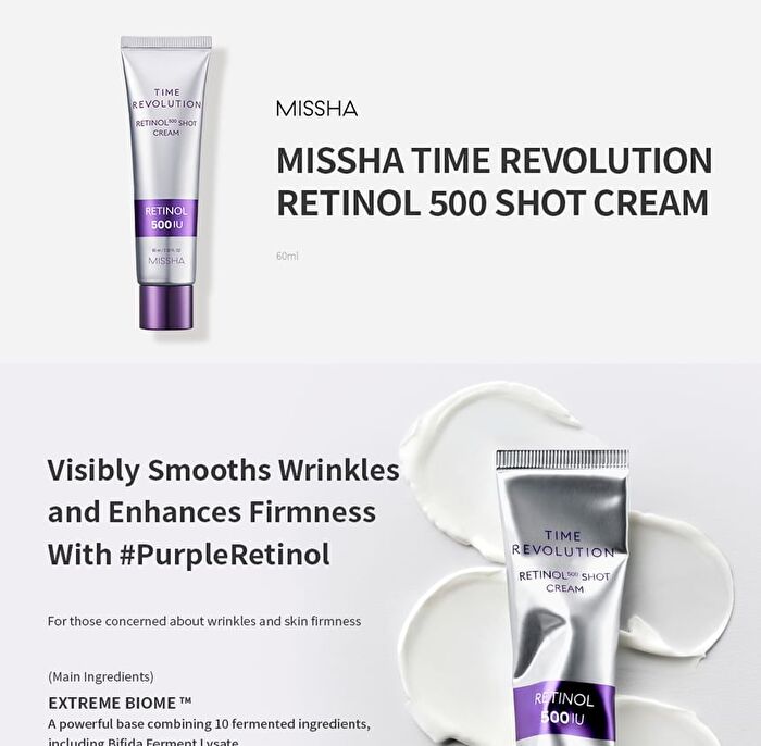 Time Revolution Retinol 500 Shot Cream - 60ml