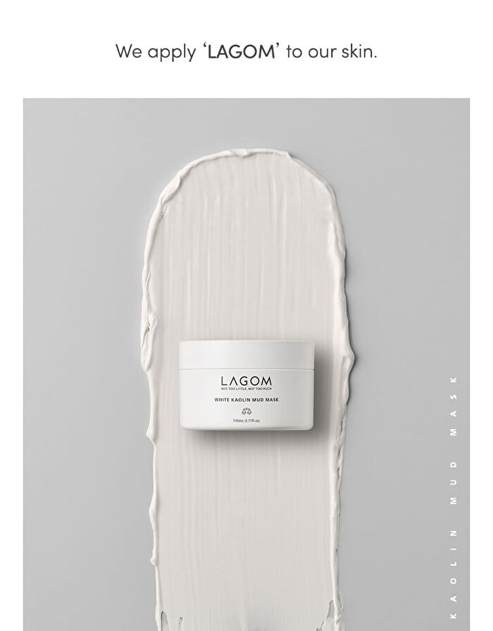 Lagom White Kaolin Mud Mask Mini - 5g