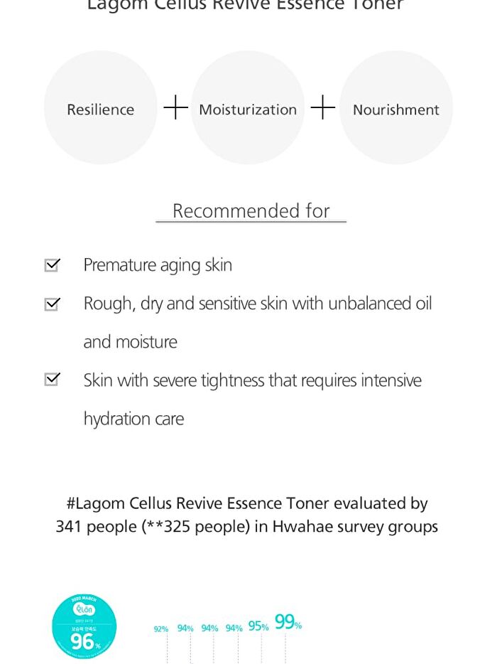 Lagom Cellus Revive Essence Toner Mini - 25ml