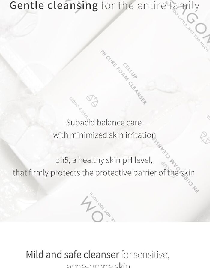 Lagom Cellup pH Cure Foam Cleanser Mini - 20ml