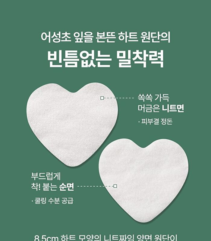 Real Heartleaf Soothing Daily Mask - 40 sheets