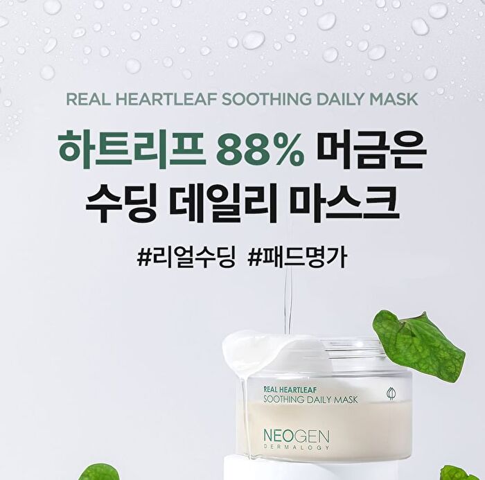 Real Heartleaf Soothing Daily Mask - 40 sheets