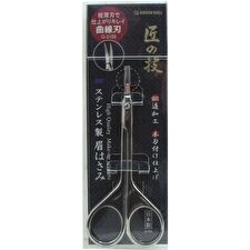 Green Bell Stainless Steel Eyebrow Scissors Curved Blade - 1 pc