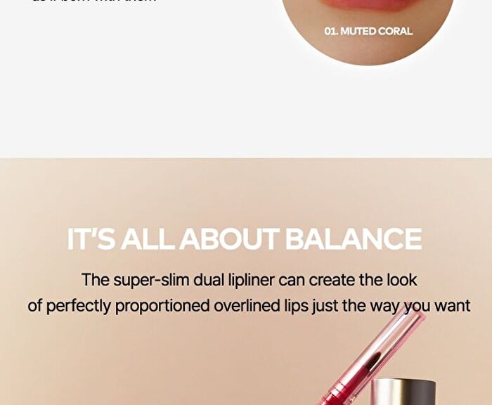 Tpsy Plumply Lip Liner - 4 Colors - #01 Muted Coral