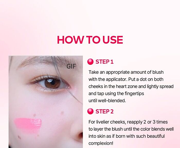 Tpsy Flush Blush - 6 Colors - #01 Pop Crush