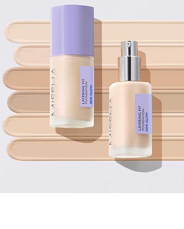 Layering Fit Foundation Semi Glow - 4 Colors - #21 Fair