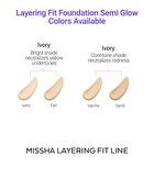Layering Fit Foundation Semi Glow - 4 Colors - #21 Fair