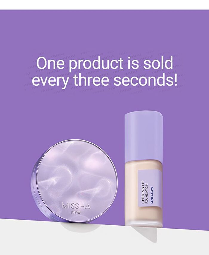 Layering Fit Foundation Semi Glow - 4 Colors - #21 Fair