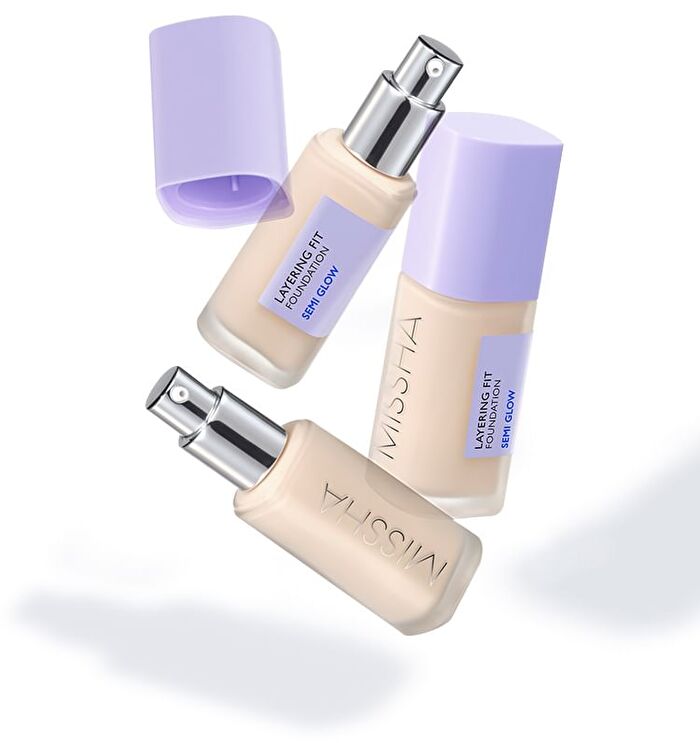 Layering Fit Foundation Semi Glow - 4 Colors - #21 Fair