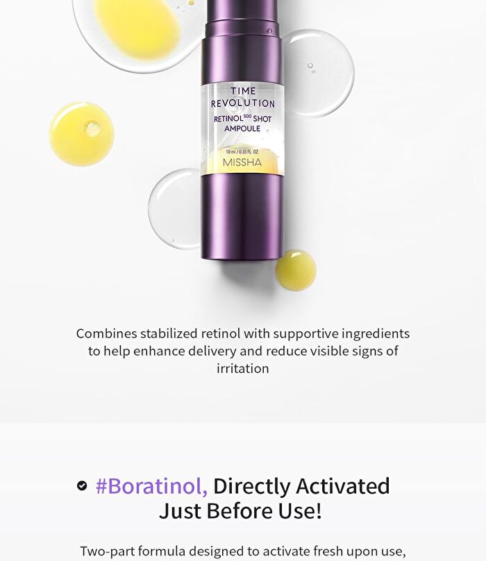 Time Revolution Retinol 500 Shot Ampoule - 10ml
