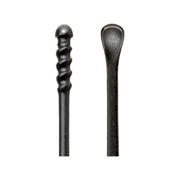 Titanium Two-Way Earpick Black - 1 pc