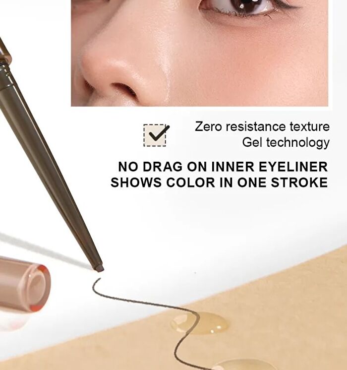 Precision Slim Gel Eyeliner - 3 Colors - #01 Black Brown