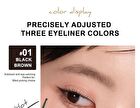 Precision Slim Gel Eyeliner - 3 Colors - #01 Black Brown