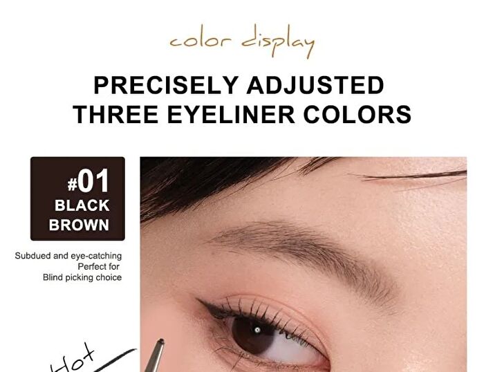 Precision Slim Gel Eyeliner - 3 Colors - #02 Dark Brown