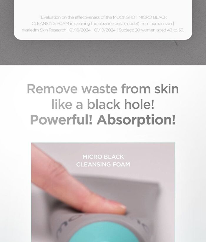 Micro Black Cleansing Foam - 120ml