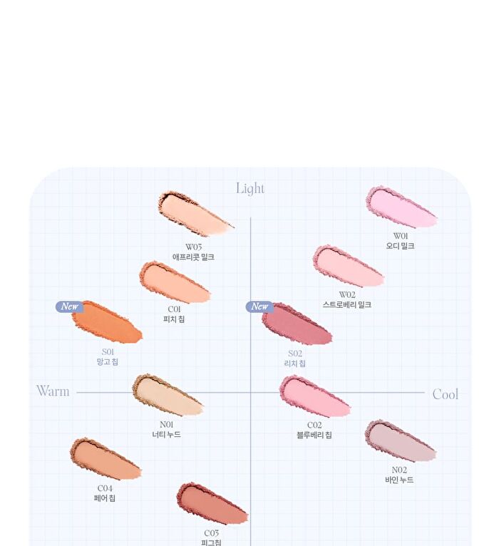 romand Better Than Cheek Spring Fever Edition - 2 Colors - S02 Lychee Chip