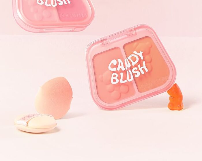 Focallure Dual Color Blush (4-5) - #RD04 Tart Red Lychee - 7.5g