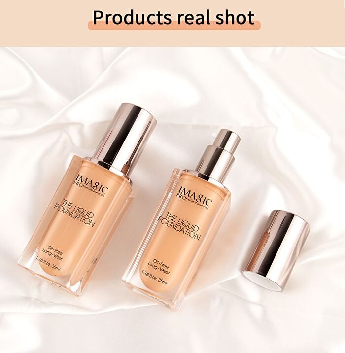 Imagic Oil-Free Liquid Foundation - 5 Shades - #1355 Soft Sand - 35ml