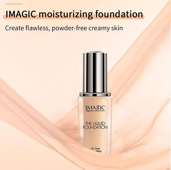 Imagic Oil-Free Liquid Foundation - 5 Shades - #1355 Soft Sand - 35ml
