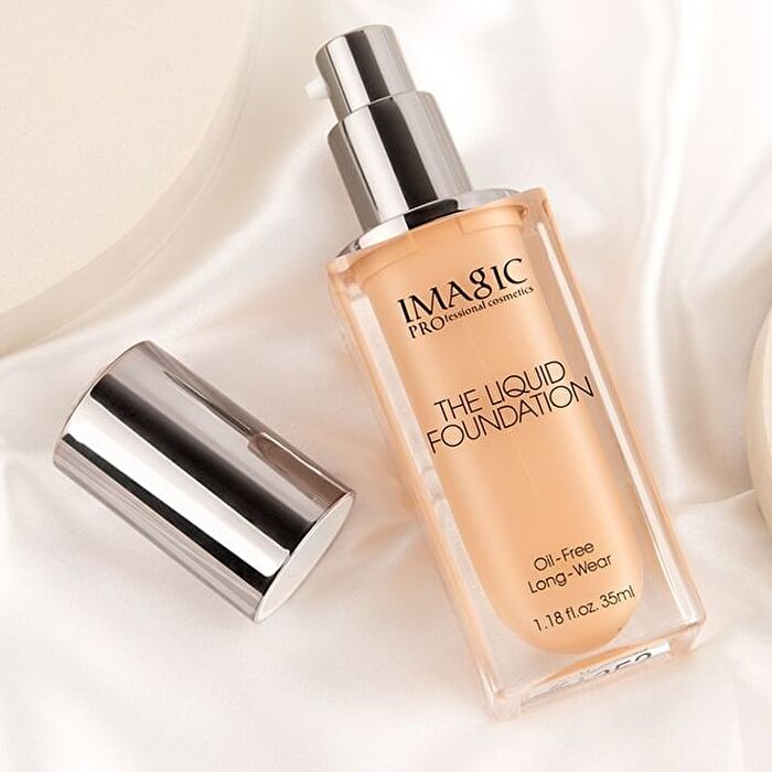 Imagic Oil-Free Liquid Foundation - 5 Shades - #1355 Soft Sand - 35ml