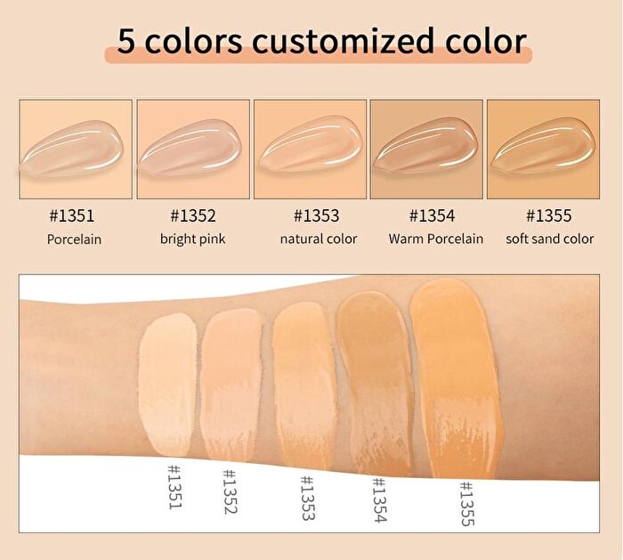 Imagic Oil-Free Liquid Foundation - 5 Shades - #1352 Bright Pink - 35ml