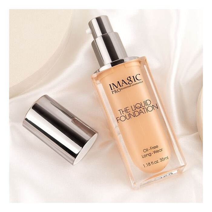 Imagic Oil-Free Liquid Foundation - 5 Shades - #1354 Warm Porcelain - 35ml