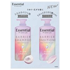 Essential Premium Barrier Glow & Moist Shampoo & Conditioner Set - 450ml x 2