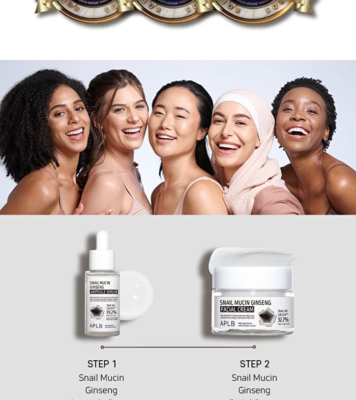 Aplb Snail Mucin Ginseng Facial Cream - 55ml