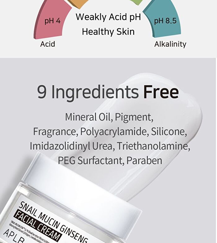 Aplb Snail Mucin Ginseng Facial Cream - 55ml