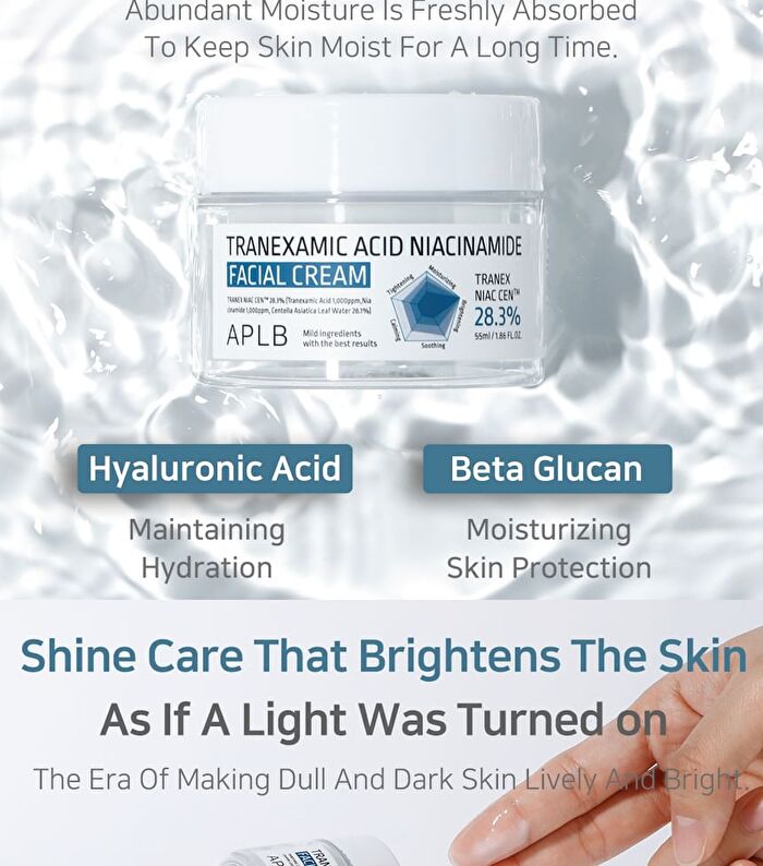 Aplb Tranexamic Acid Niacinamide Facial Cream - 55ml