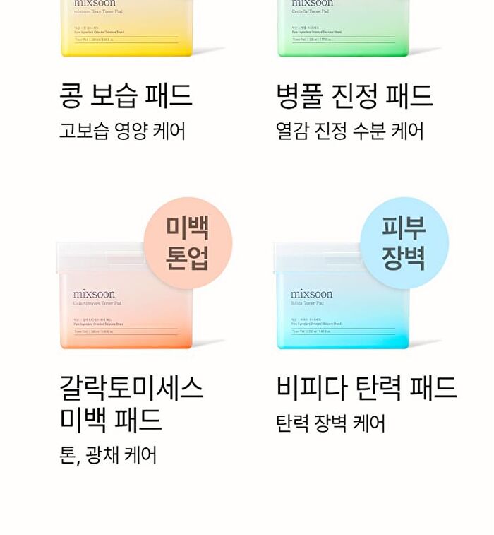 mixsoon Centella Toner Pad - 2025 Version - 120 pads