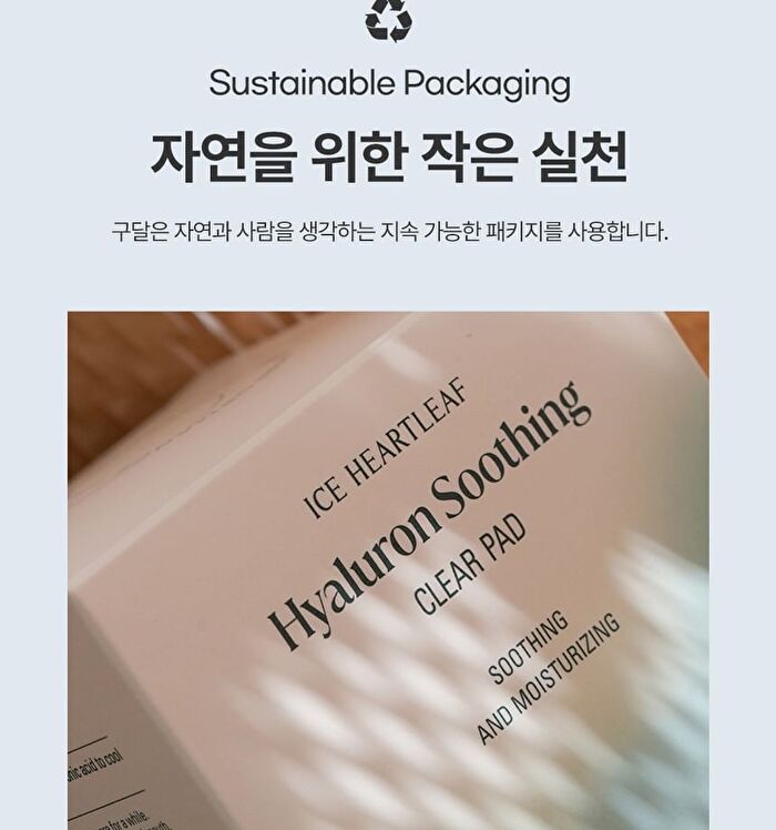 Ice Heartleaf Hyaluron Soothing Clear Pad - 2024 Version - 70 pads