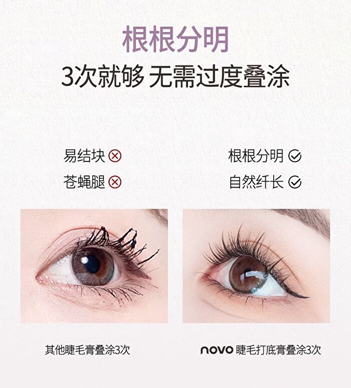 Novo Curling Eyelash Base Cream - 1# Nautral Black - 5g