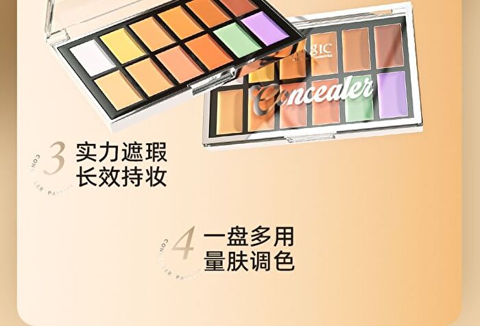 Imagic 12 Colours Concealer Palette - 12 Colours Palette - 19.5g