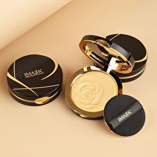 Rose Pattern HD Setting Compact Powder - 5 Shades - #1383 Banana - 13.5g