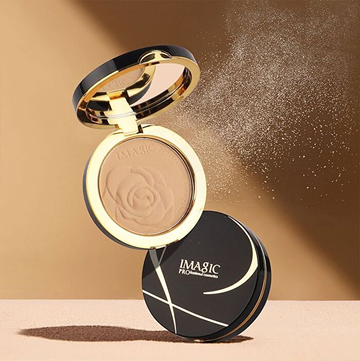 Rose Pattern HD Setting Compact Powder - 5 Shades - #1382 Natural - 13.5g